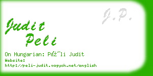 judit peli business card